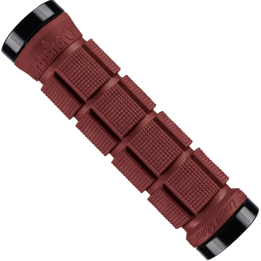 uPRISE Bikes Lizard Skins Northshore Dual Clamp MTB Lock-On Grips - Deep Red | Price match, 365 day return s, 18-Month Warranty, Finance Available & Free UK Delivery